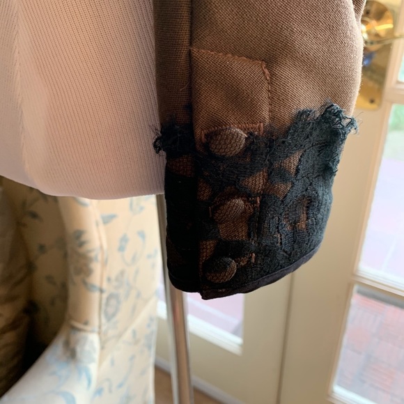 Philippe Forrestier Wool Lace Jacket Sz 2 - Picture 5 of 6